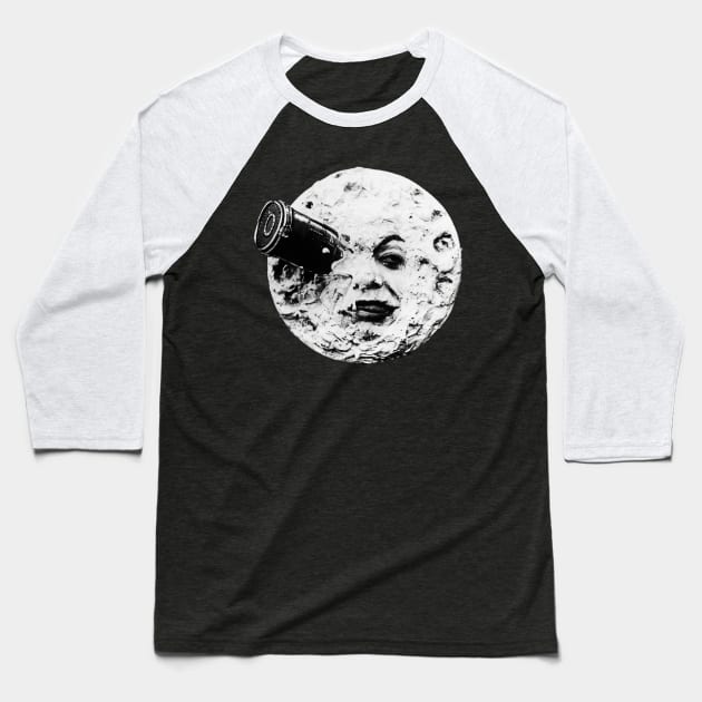 Trip To The Moon Baseball T-Shirt by Scar